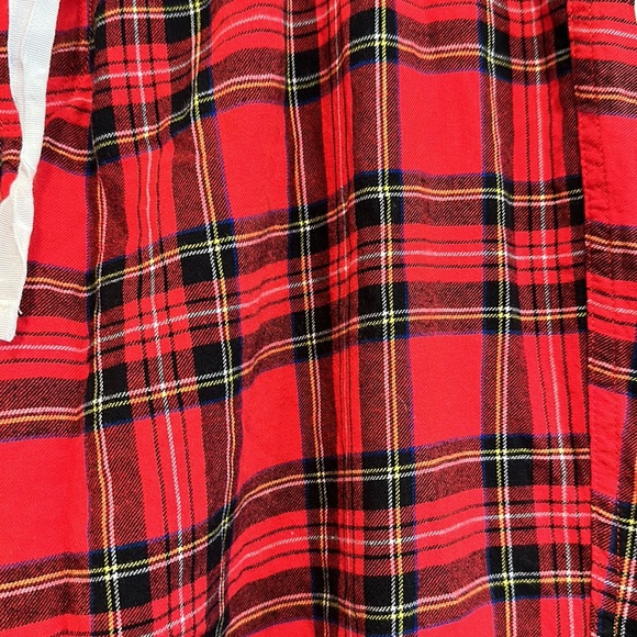 J.Crew black and red plaid pj pants medium - Picture 2 of 6